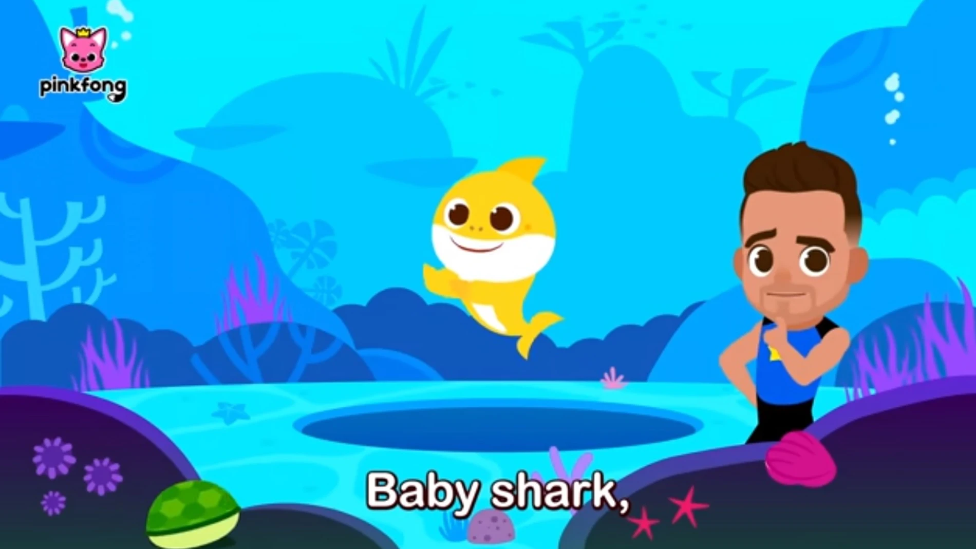 Imagen de la versión que Luis Fonsi ha grabado de "Baby Shark"
