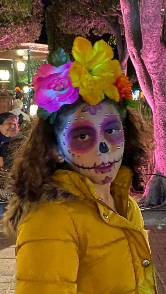Carlota en el Día de los Muertos en San Miguel de Allende Guanajuato