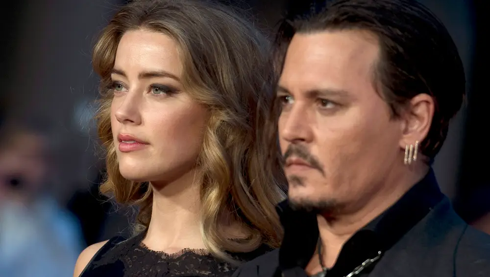 Johnny Depp y Amber Heard, en 2015 cuando eran pareja