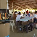 Fotografía de la escuela financiada por los hijos de El Chapo en Culiacán (México)