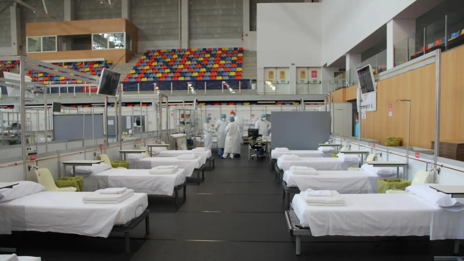 El Hospital Universitario de Vic, preparado para más ingresos por coronavirus.