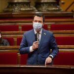 El vicepresidente de la Generalitat, Pere Aragonès, negó ningún desvío de fondos y otras irregularidades investigadas en la "Operación Voloh"