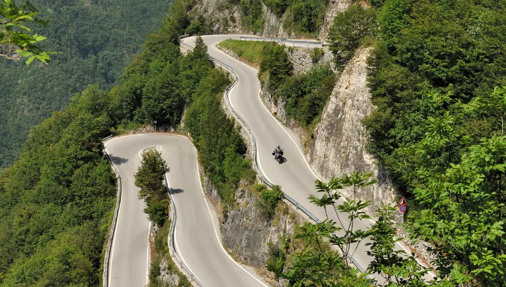 En moto por Trentino