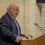 El consejero de Salud y Familias, Jesús Aguirre