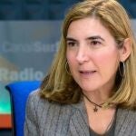 La consejera de Empleo, Rocío Blanco, este jueves durante su entrevista con Canal Sur Radio