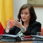 La presidenta de la Autoridad Independiente de Responsabilidad Fiscal (AIReF), Cristina Herrero, comparece en la Comisión de Presupuestos del Congreso