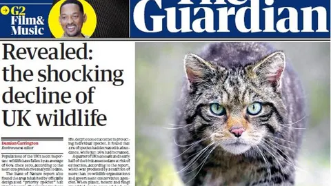 Portada del periódico británico