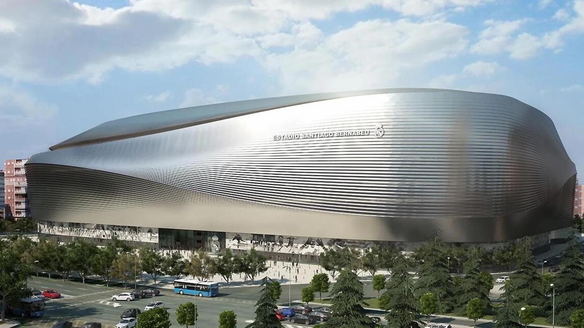 Recreación del nuevo estadio Santiago Bernabéu
