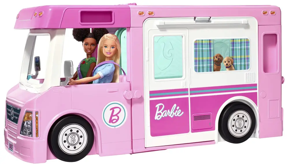 Barbie en oferta, la caravana para aparcar
