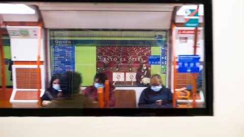 Vagón de Metro de Madrid