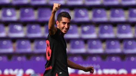 Roberto López con la Real Sociedad.