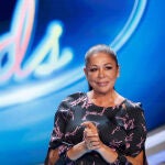 La cantante Isabel Pantoja durante la presentación del programa televisivo "Idol Kids".