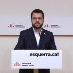 El coordinador nacional de ERC y vicepresidente de la Generalitat, Pere Aragonès.