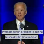 Joe Biden: “Es el momento de sanar América”