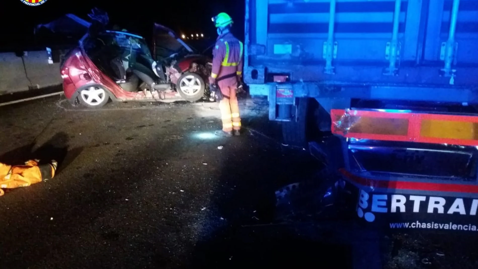 Accidente en RequenaCONSORCIO BOMBEROS09/11/2020