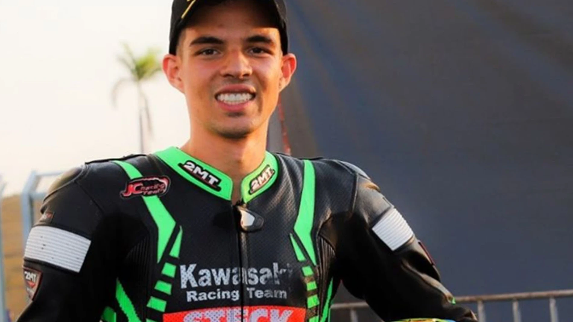 Matheus Barbosa, el piloto de 23 años fallecido en un accidente de SuperBike en Brasil.