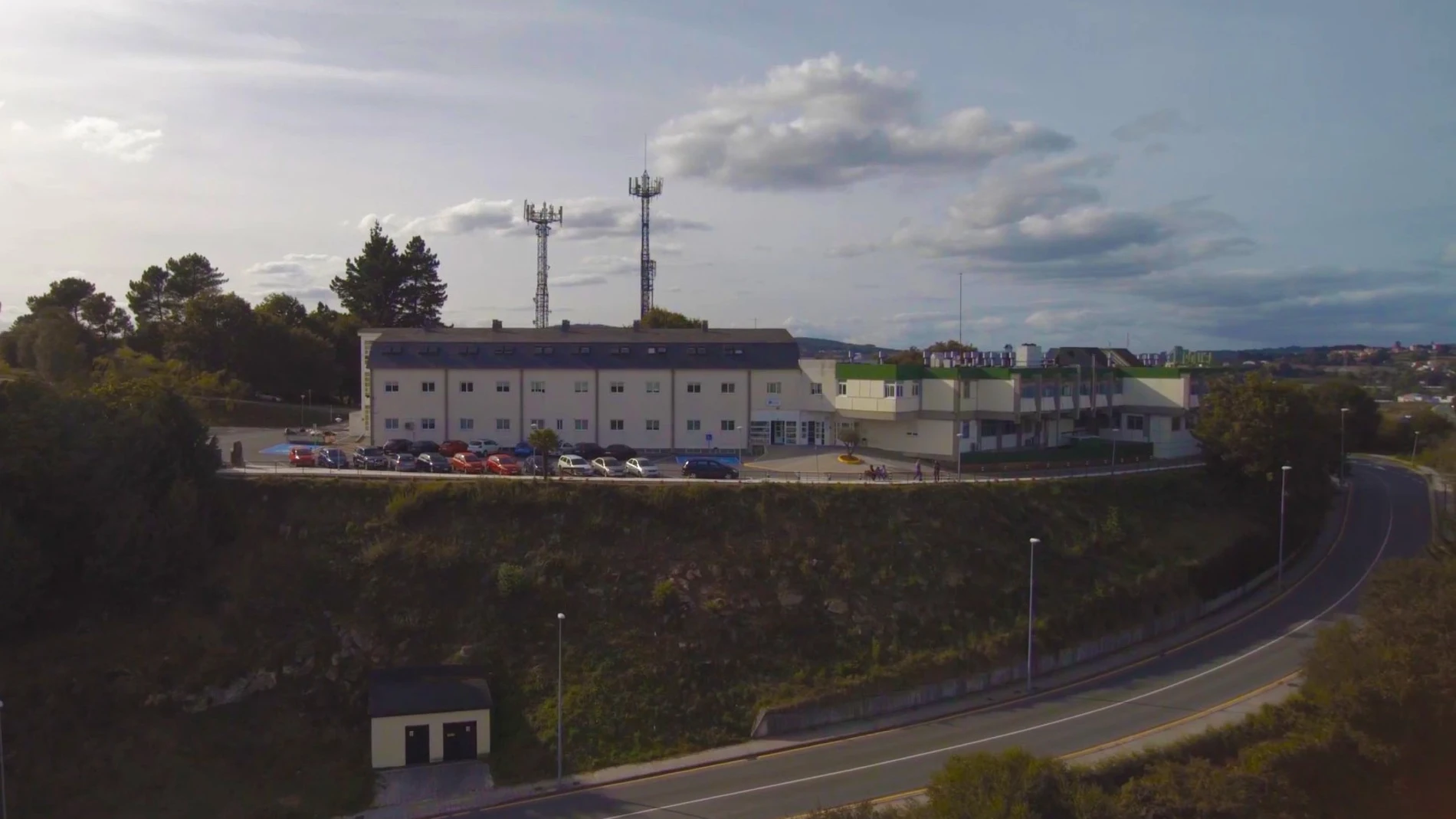 Fachada del hospital Polusa de Lugo