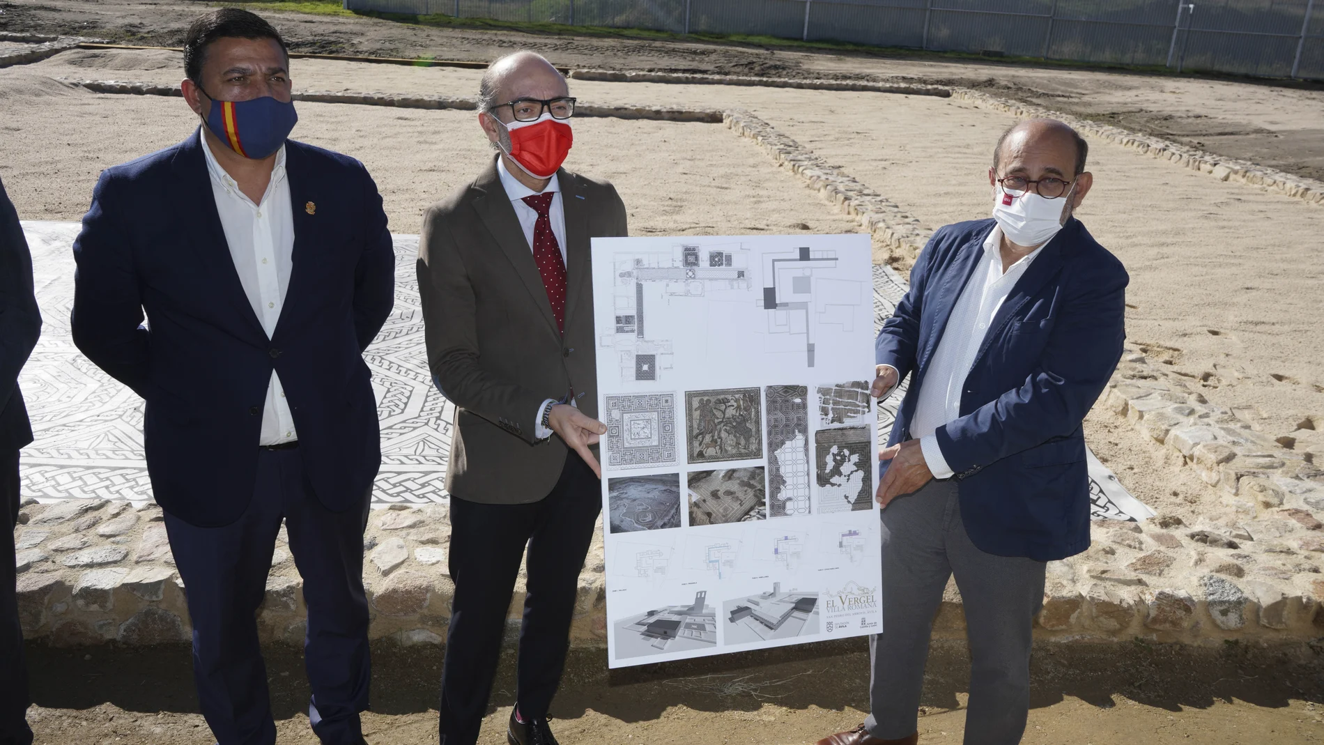 Javier Ortega y Carlos García durante la presentación del proyecto