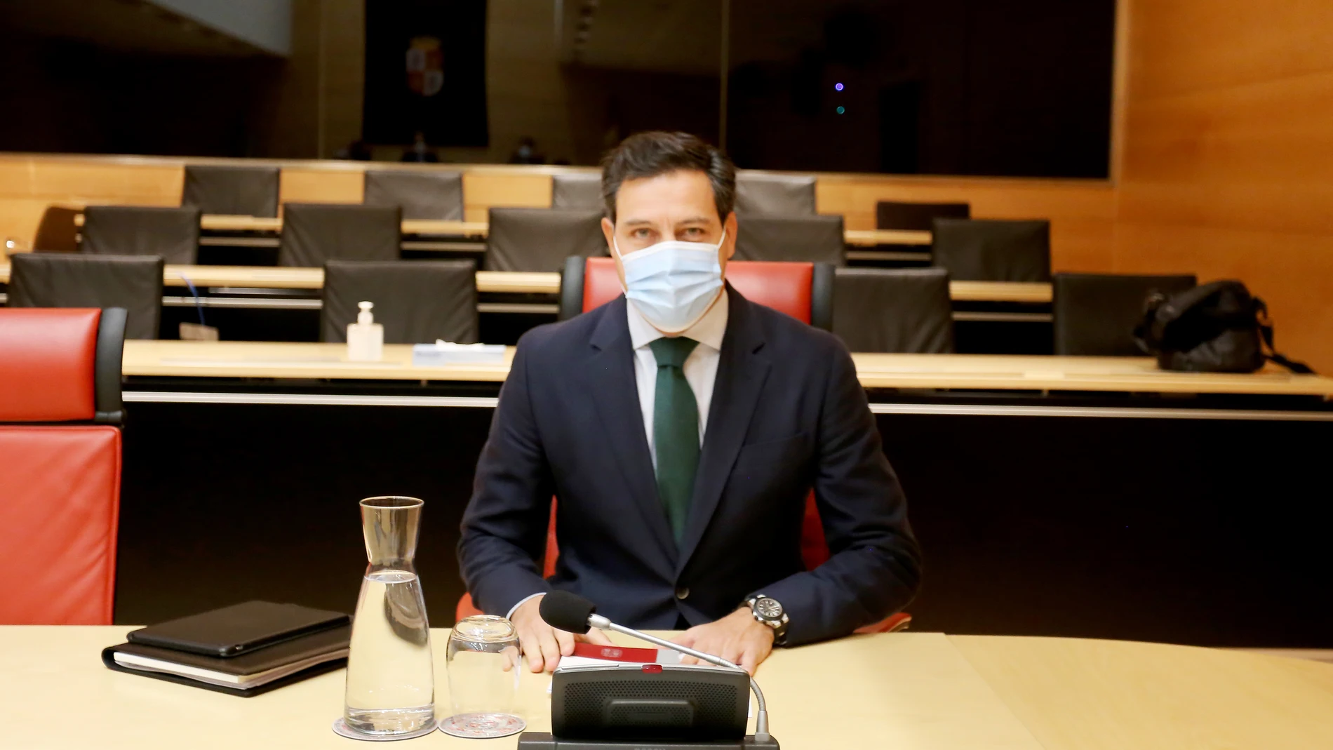 Raúl de la Hoz, en la junta de portavoces