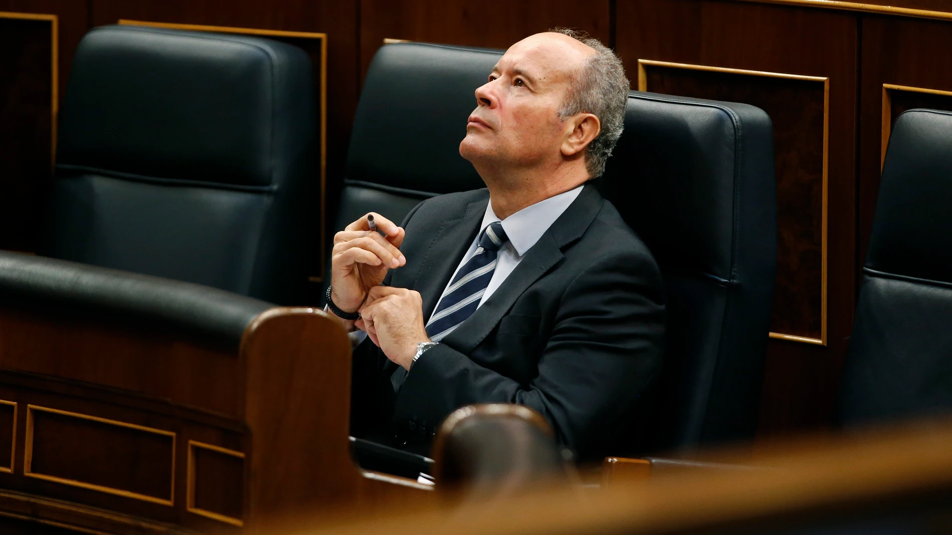 Juan Carlos Campo, en la imagen cuando ocupaba su escaño de ministro en el Congreso de los Diputados
