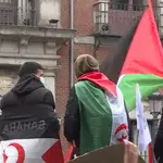 Manifestación en Madrid en apoyo al pueblo Saharawi