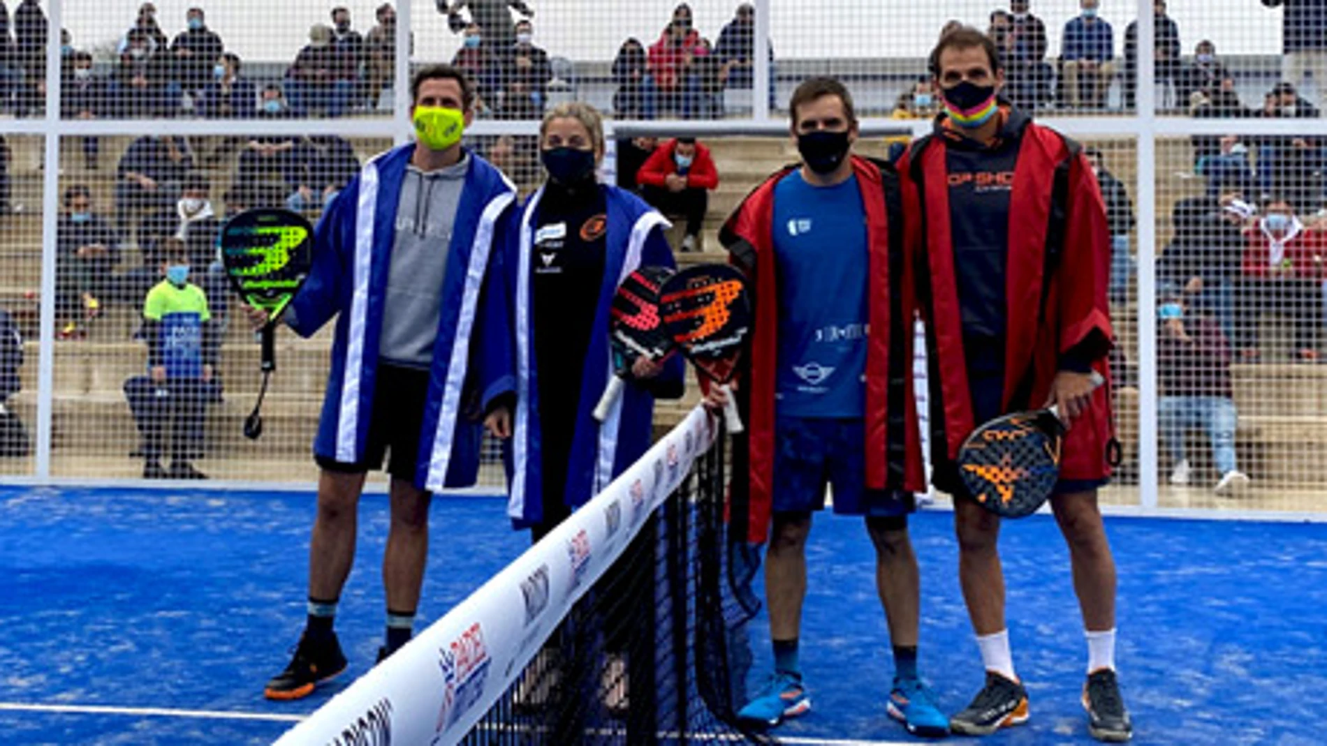 Show de los Padel Trotters en Madrid.