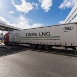 Camión de gas natural utilizado por Audi.AUDI16/11/2020