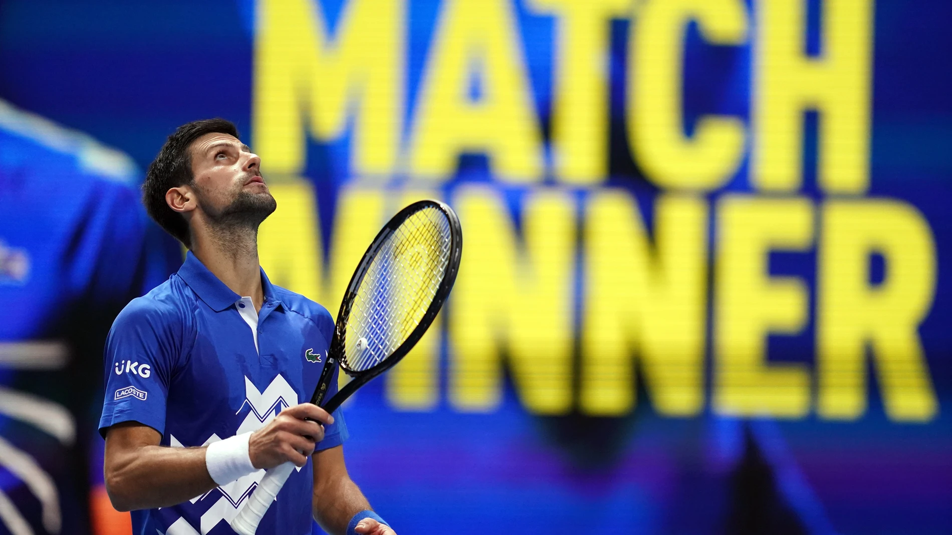 Djokovic, después de ganar su partido a Schwartzman en las Nitto ATP Finals