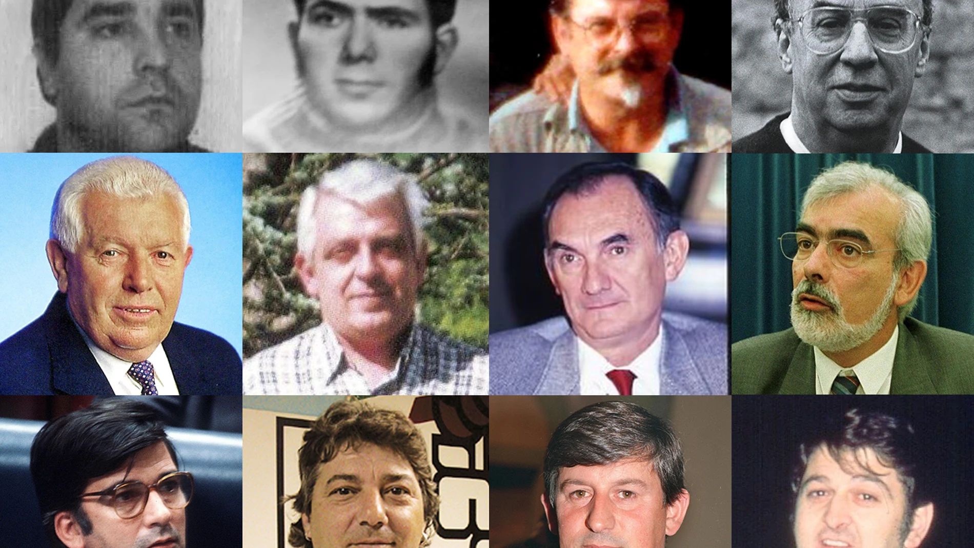 Estos son los 12 miembros del PSOE que ETA mató