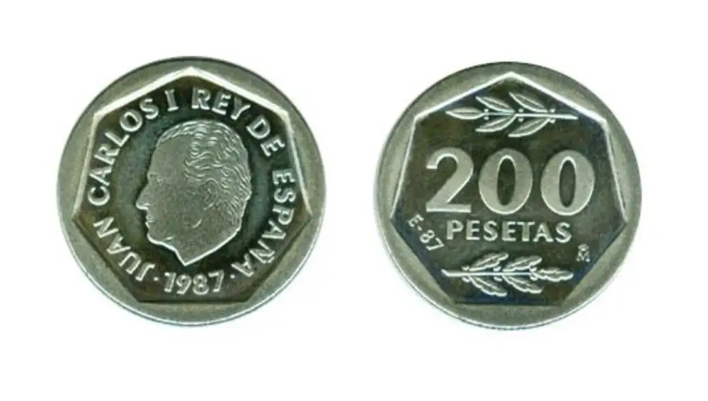Moneda de 200 pesetas E-87