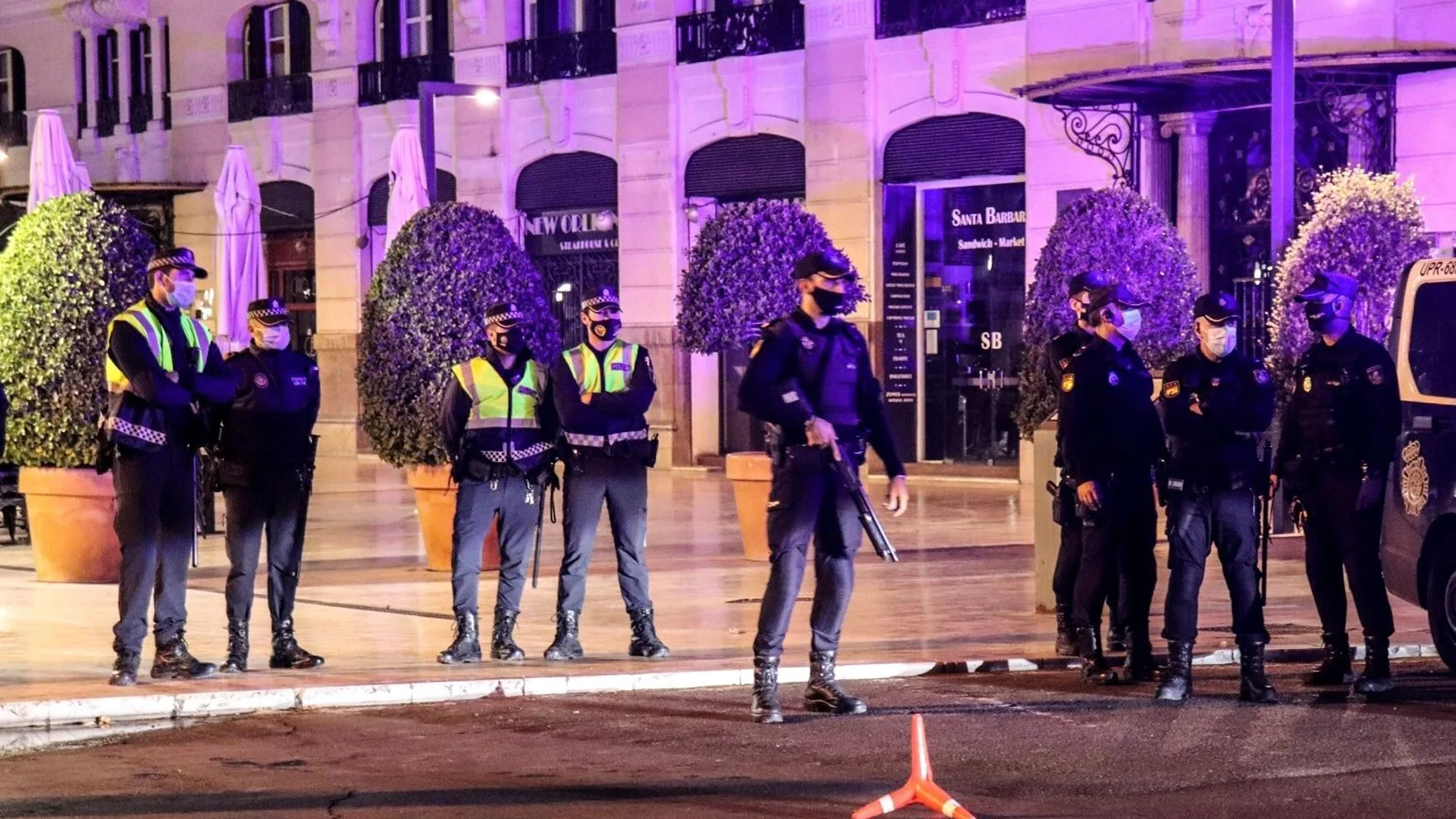 Policía Local y Policía Nacional han establecido un dispositivo conjunto