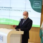 Villalobos, en rueda de prensa en la Diputación