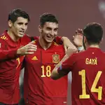 Ferrán Torres ha marcado tres goles a Alemania en Sevilla