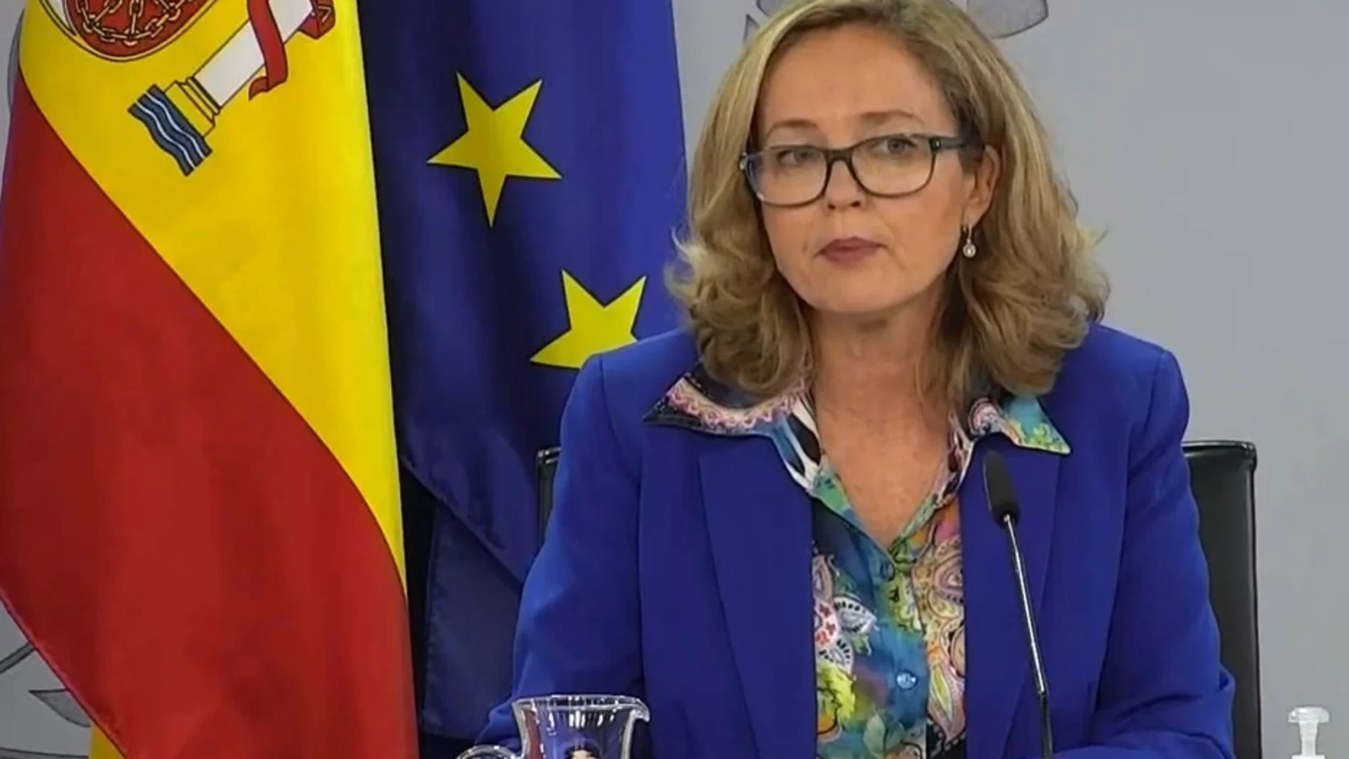 La vicepresidenta tercera del Gobierno y ministra de Asuntos Económicos, Nadia Calviño