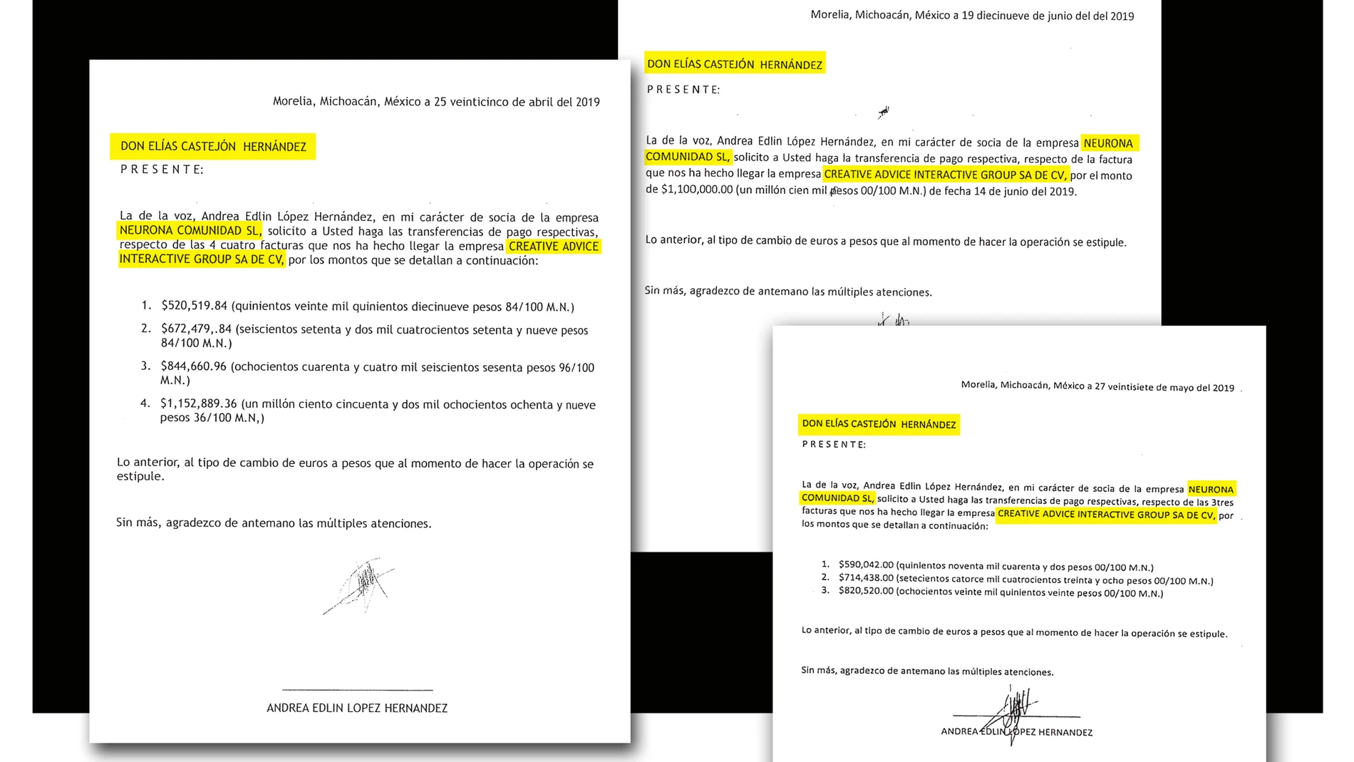Los tres pagos con los que el ex administrador de Neurona Comunidad trata de desmarcarse de la financiación de Podemos.