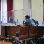 El acusado durante el juicio