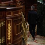 MADRID, 18/11/2020.- El ministro del Interior, Fernando Grande Marlaska, durante la sesión de control al Ejecutivo, este miércoles en el Congreso. EFE/ Emilio Naranjo