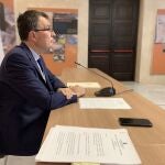 El alcalde participa en la jornada 'Cambio Climático y Transición Energética'.