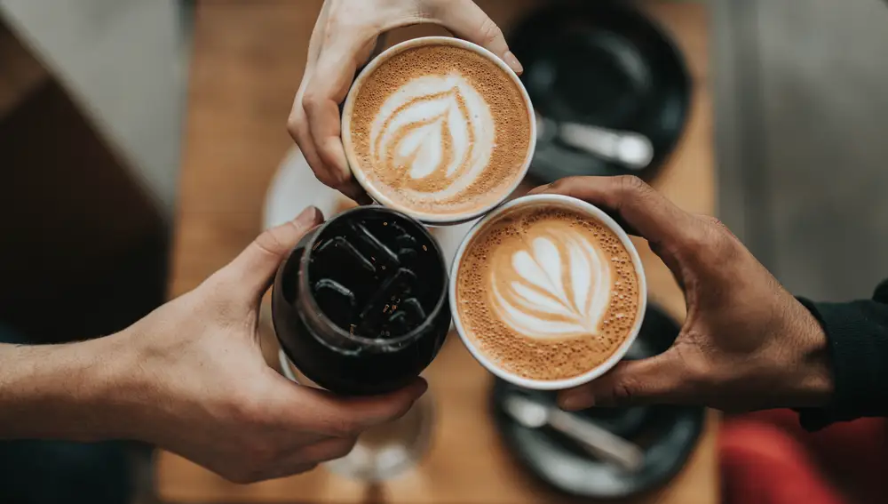 En la imagen, tres tipos de café.