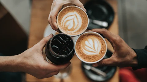En la imagen, tres tipos de café.