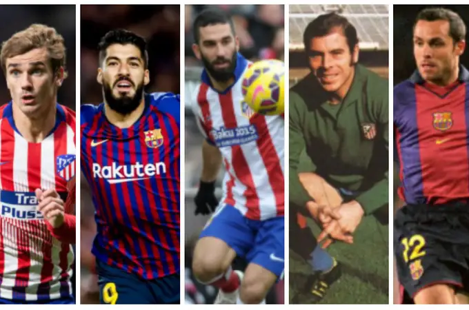 Atlético-Barça: 20 jugadores que han vestido ambas camisetas