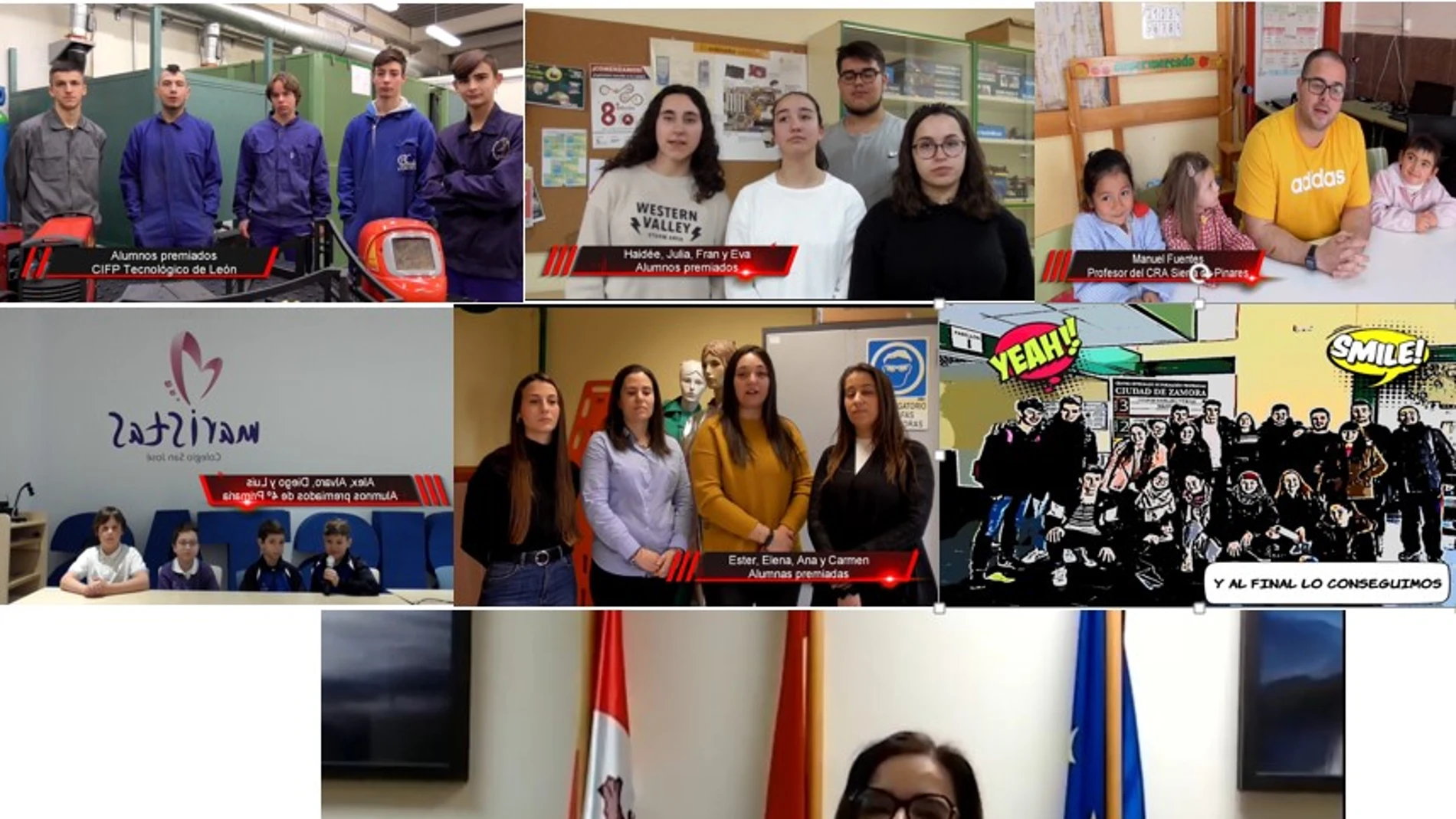 Ana Carlota Amigo preside la entrega de premios de los trabajos de prevención de riesgos laborales, de manera telemática