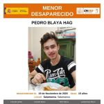 Imagen del menor desaparecido