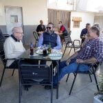 Clientes de un restaurante de Lorquí, (Murcia)