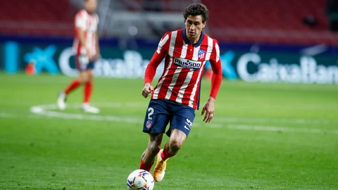 José María Giménez con el Atlético de Madrid.
