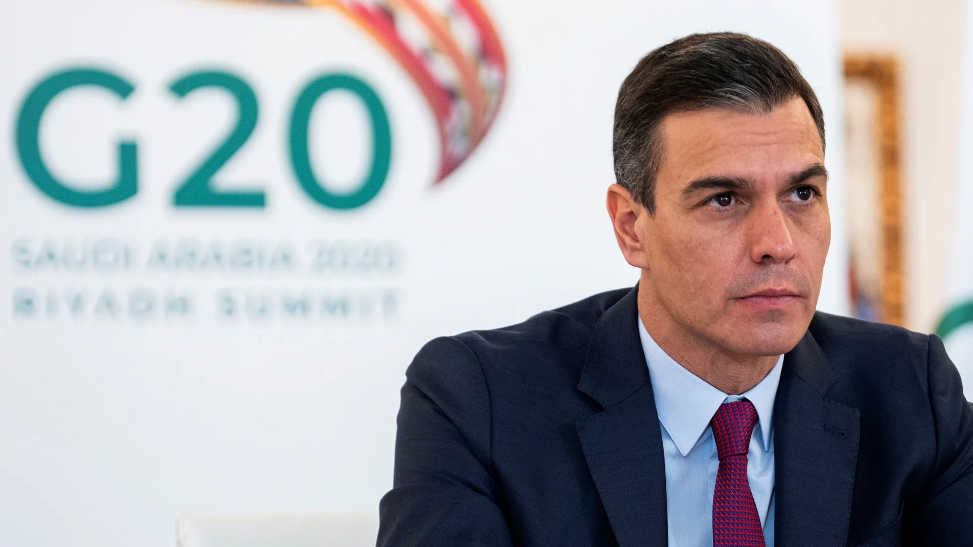 Pedro Sanchez durante la reunión de la cumbre del G-20