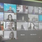 Imagen de los participantes en la videoconferencia de los representantes del PP con los de la enseñanza concertadaPP23/11/2020