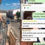 Elena Cañizares y algunos de los mensajes de sus compañeras de pisos que quieren echarla por haber dado positivo en coronavirus