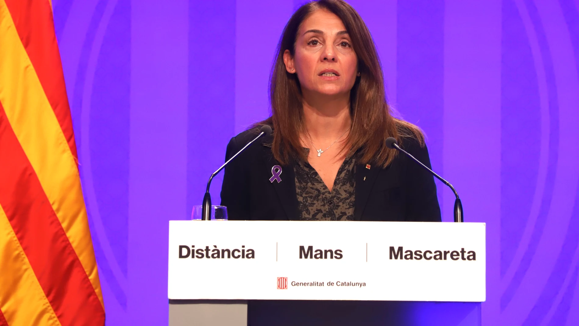 La portavoz del Govern, Meritxell Budó.