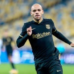 Martin Braithwaite, delantero del Barcelona.
